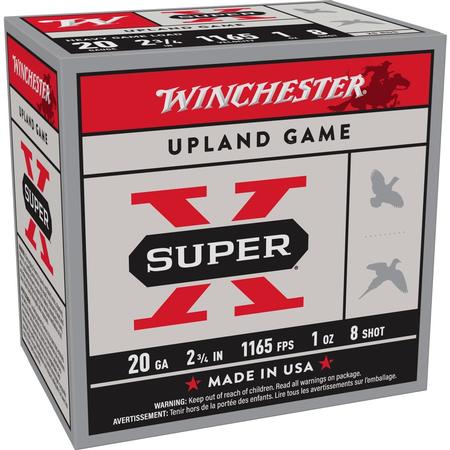 Super X Heavy Game 20ga 2 3/4 1oz 8shot 25rnd