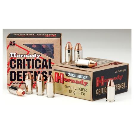9mm Luger 115gr Crit Def Ftx