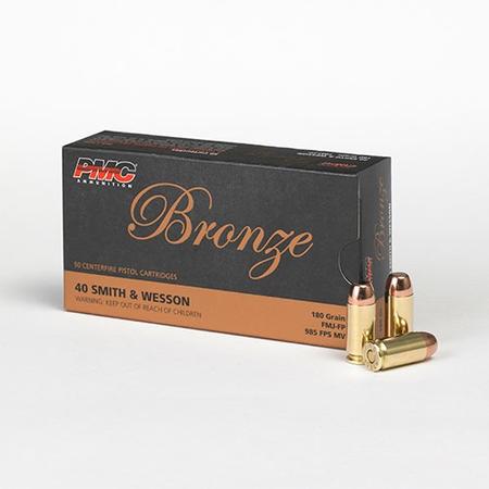 40 Sw 180gr Fmj-fp Bronze 50rd