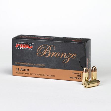32 Auto 71gr Fmj Bronze 50rd