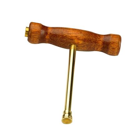 T Handle Ball/bullet Starter Multi Caliber Wood W/ Brass Rod