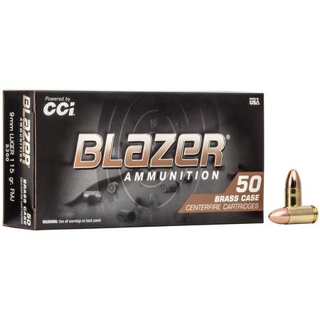 115gr Fmj 9mm Blazer Brass