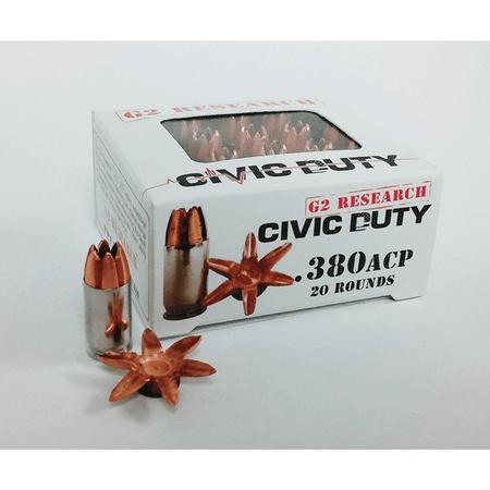 Civic Duty 380acp 64gr 20rnds