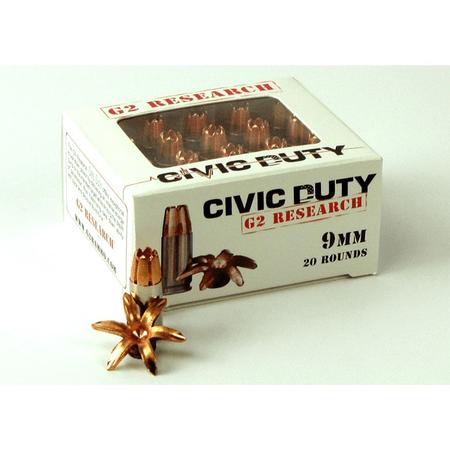 Civic Duty 9mm 96gr 20rnds