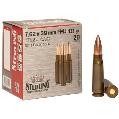 7.62x39mm 123gr Fmj 20rnd