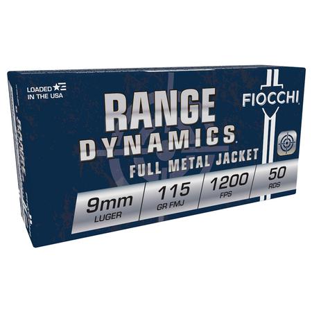 9mm Luger 115gr Fmj Range Dynamics 50rd