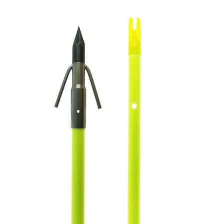 Chartreuse Fish Arrow Bottle