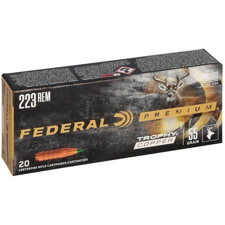 55gr 223 Rem Trophy Copper Prem