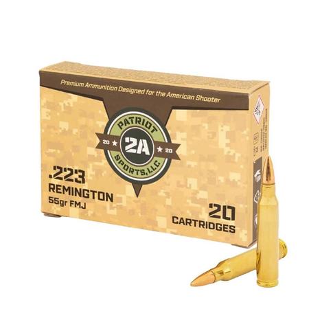 223 Remington 55gr Fmj 20rnd