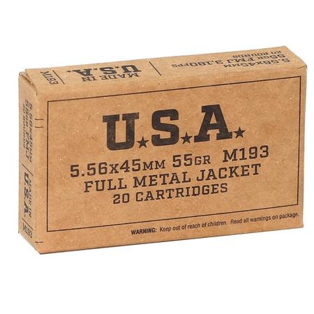 55gr 5.56x45mm M193