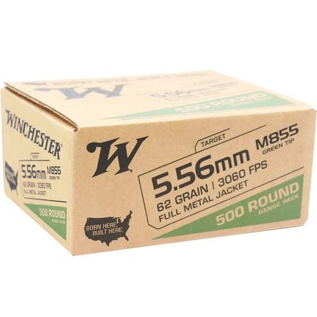 5.56 62gr Green Tip 500rnd Bulk