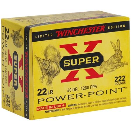 Super X 22lr 40gr Hp 222rnds