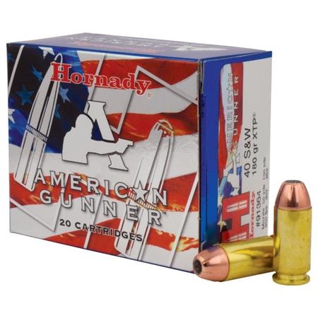 40 Sw 180gr Xtp Jhp American Gunner 20rd