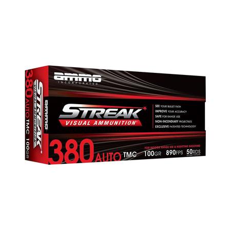 Streak Visual 380acp 100gr 50rnd