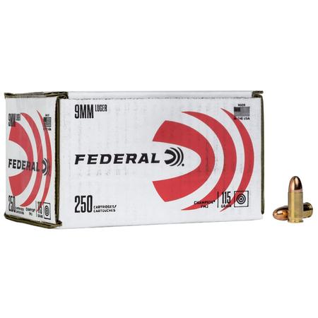 115gr 9mm Luger 250rnd Pack