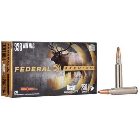 338 Win Mag 250gr Nosler Partit