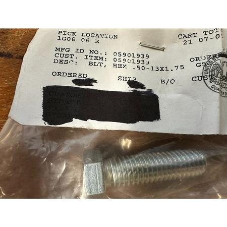Bolt Hex .50-13x1.75 G5 Zcc