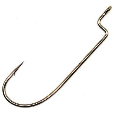 Bronze Worm Offset 5pk 4/0