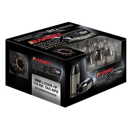 9mm Luger +p 115gr Tac-xp 20rd