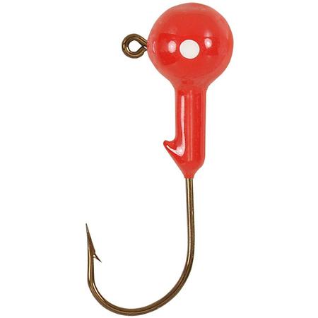 Ball Jighead 1/16oz Red 10pk