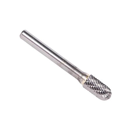Carbide Burr Cylinder Radius End 1/4 X 5/8in 1/4in Shank Sc1