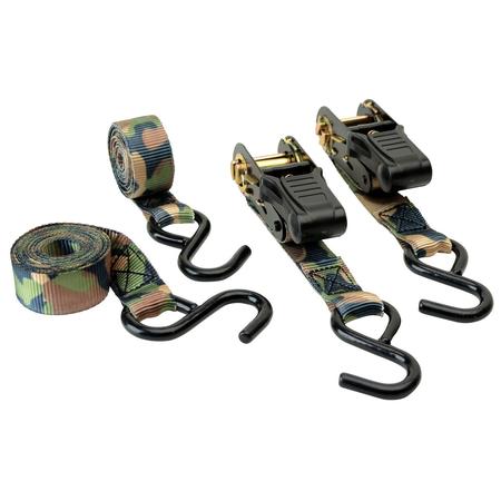 4pk Camo Ratchet Straps
