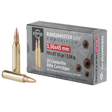 5.56 Nato 55gr Fmjbt Rangemaster 20rd