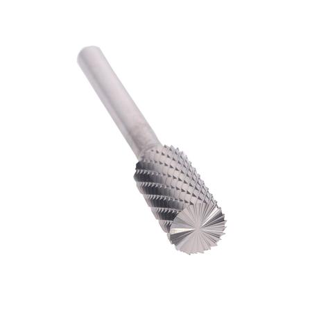 Carbide Burr Cylinder End Cut 3/8 X 3/4in 1/4in Shank Sb3