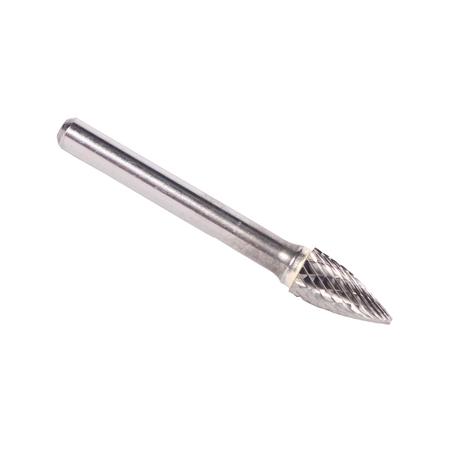 Carbide Burr Tree Pointed 5/8 X 1in 1/4in Shank Sg6