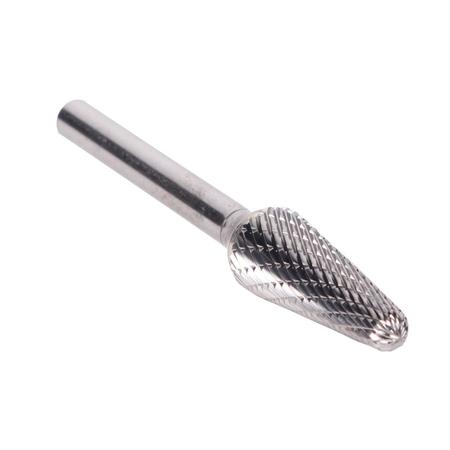 Carbide Burr Cone Radius End 1/2 X 1/8in 1/4in Shank Sl4